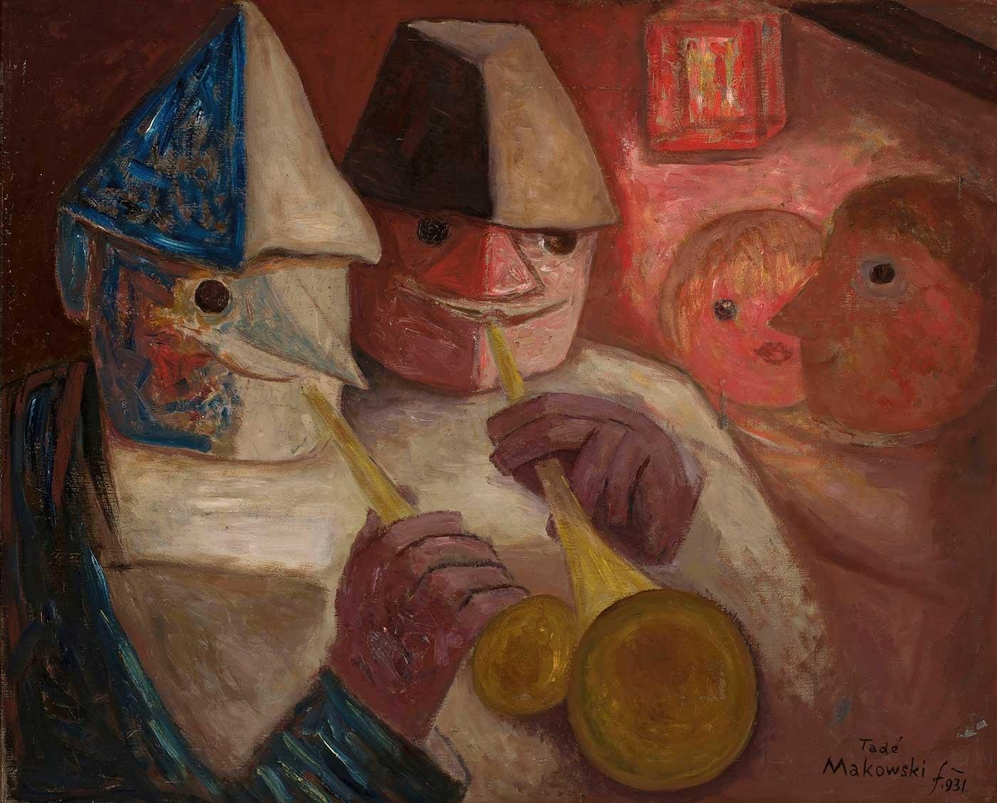 Tadeusz Makowski Balo Kanvas Tablo