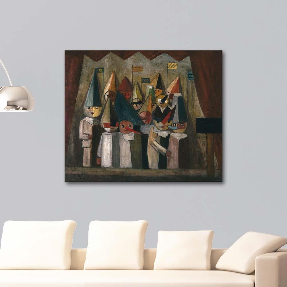 Tadeusz Makowski Çocukların Tiyatrosu Kanvas Tablo