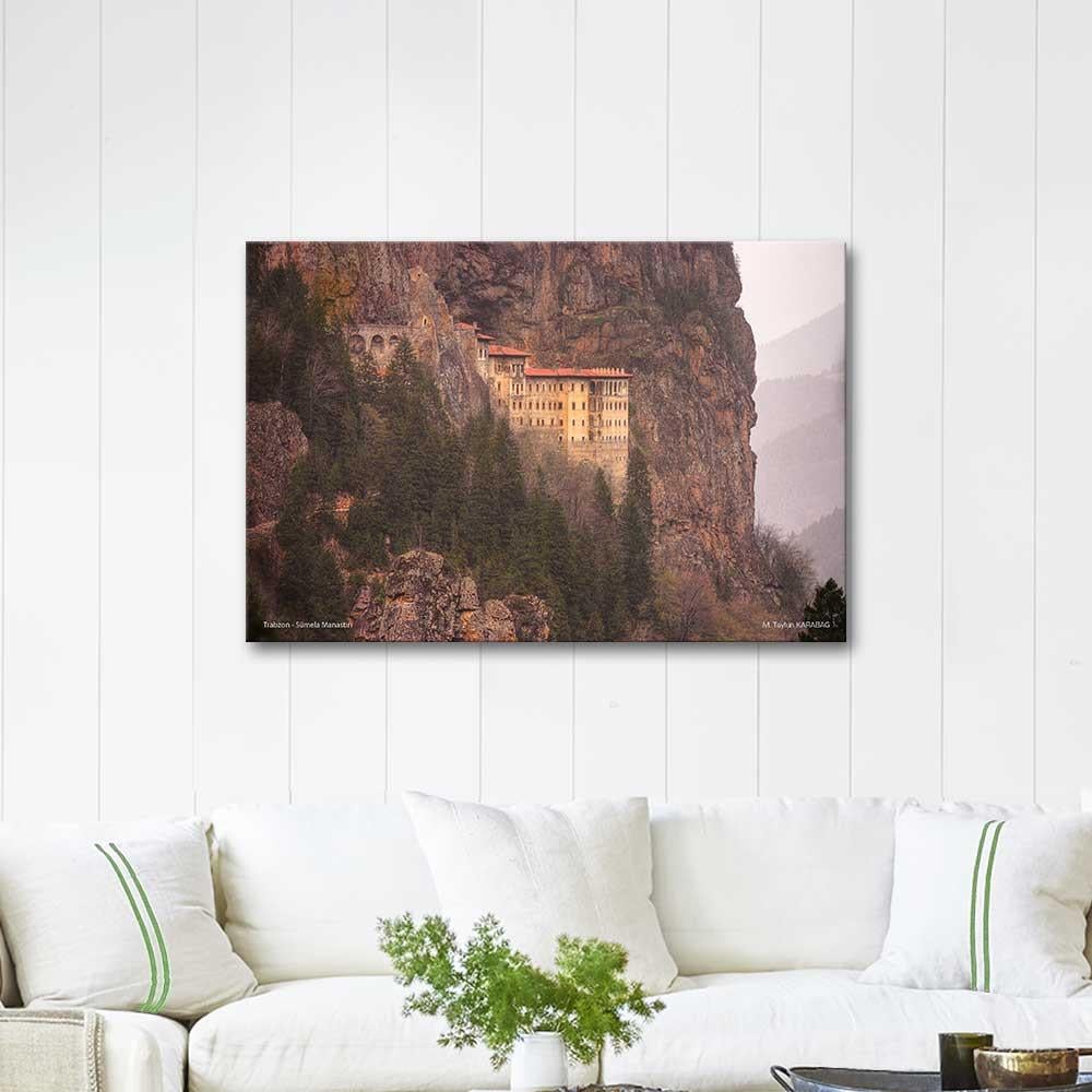 Tayfun Karabağ Sümela Manastırı Trabzon Kanvas Tablo