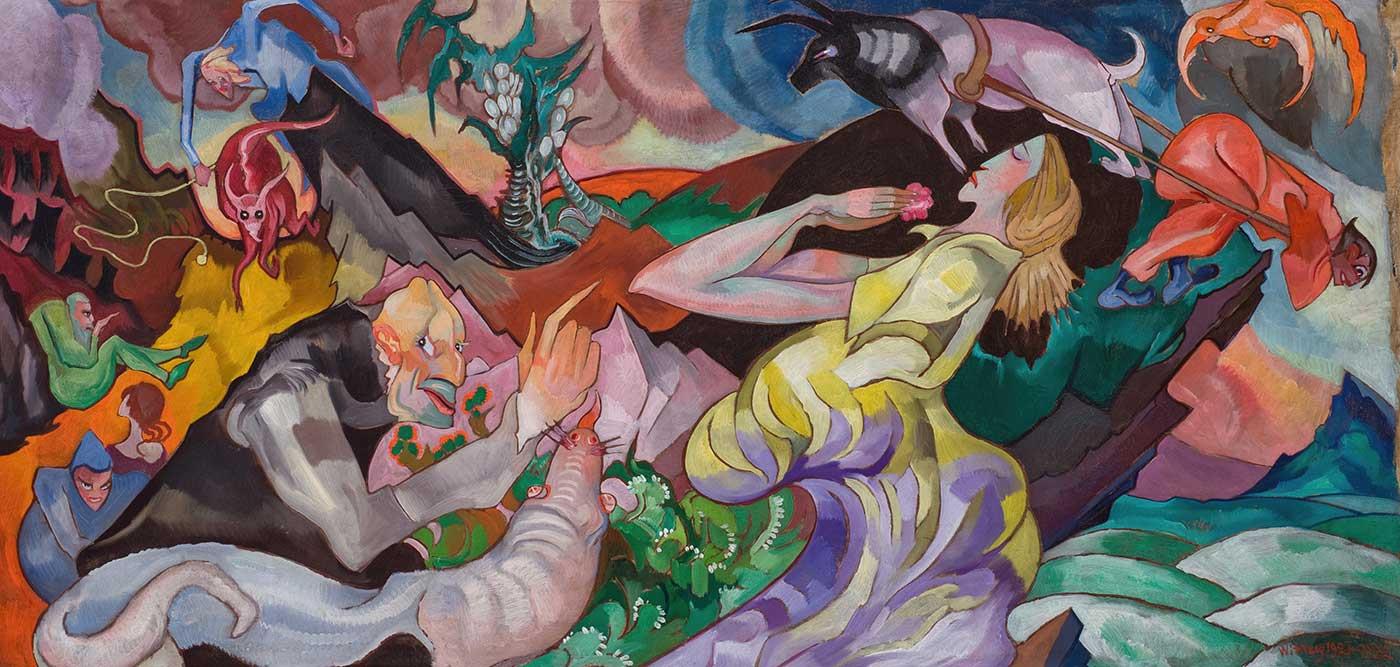 Temptation of St Anthony by Stanisław Ignacy Witkiewicz