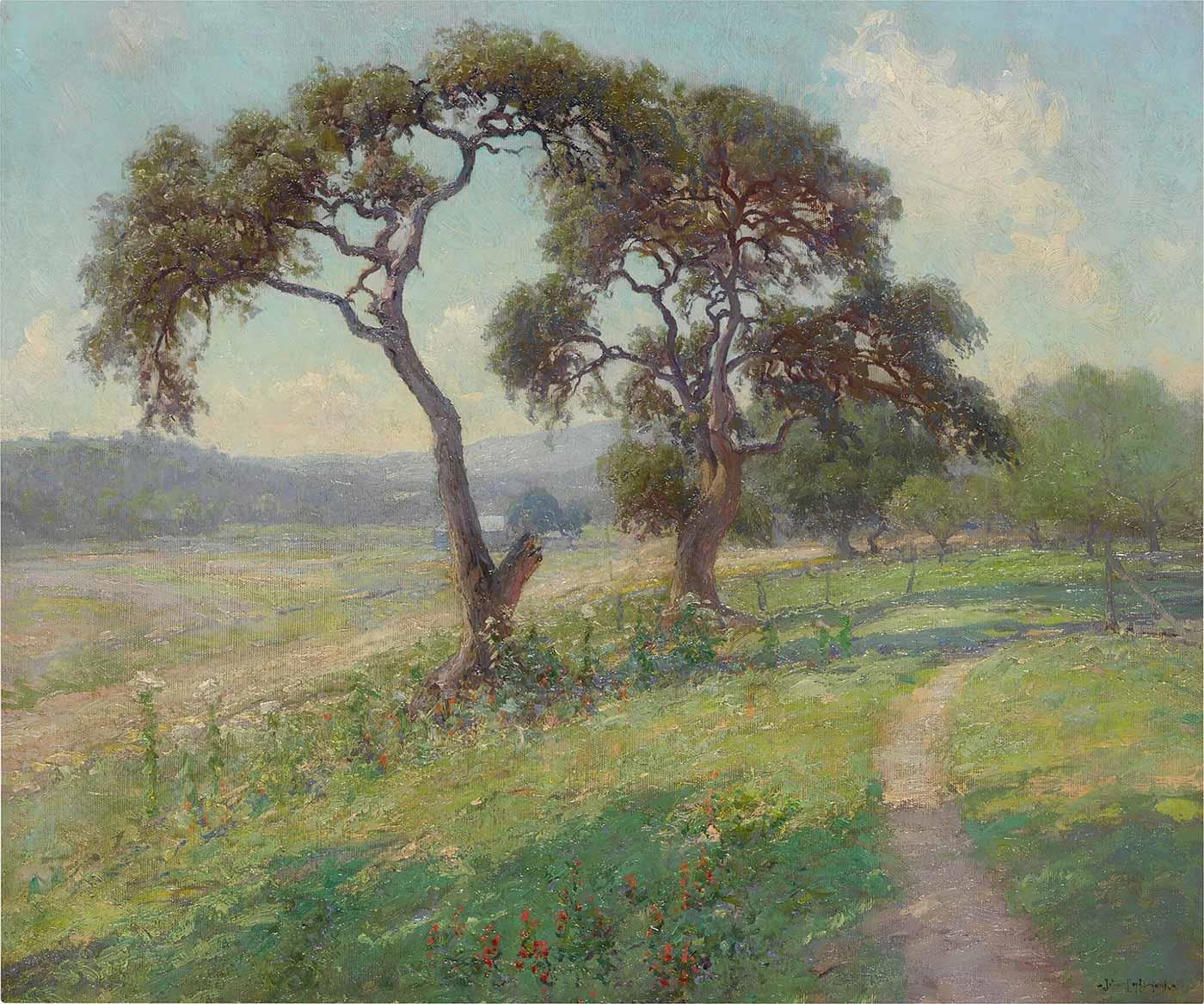 Julian Onderdonk Texas Çayırları Kanvas Tablo