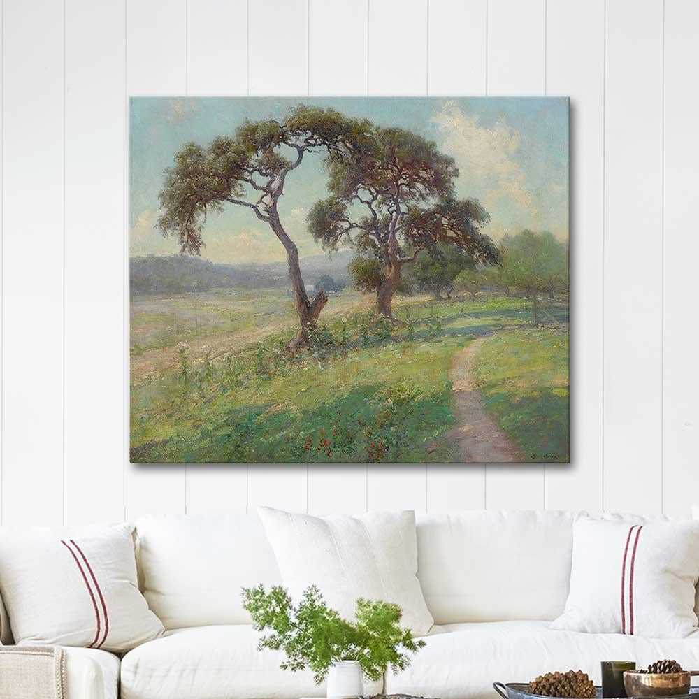 Julian Onderdonk Texas Çayırları Kanvas Tablo
