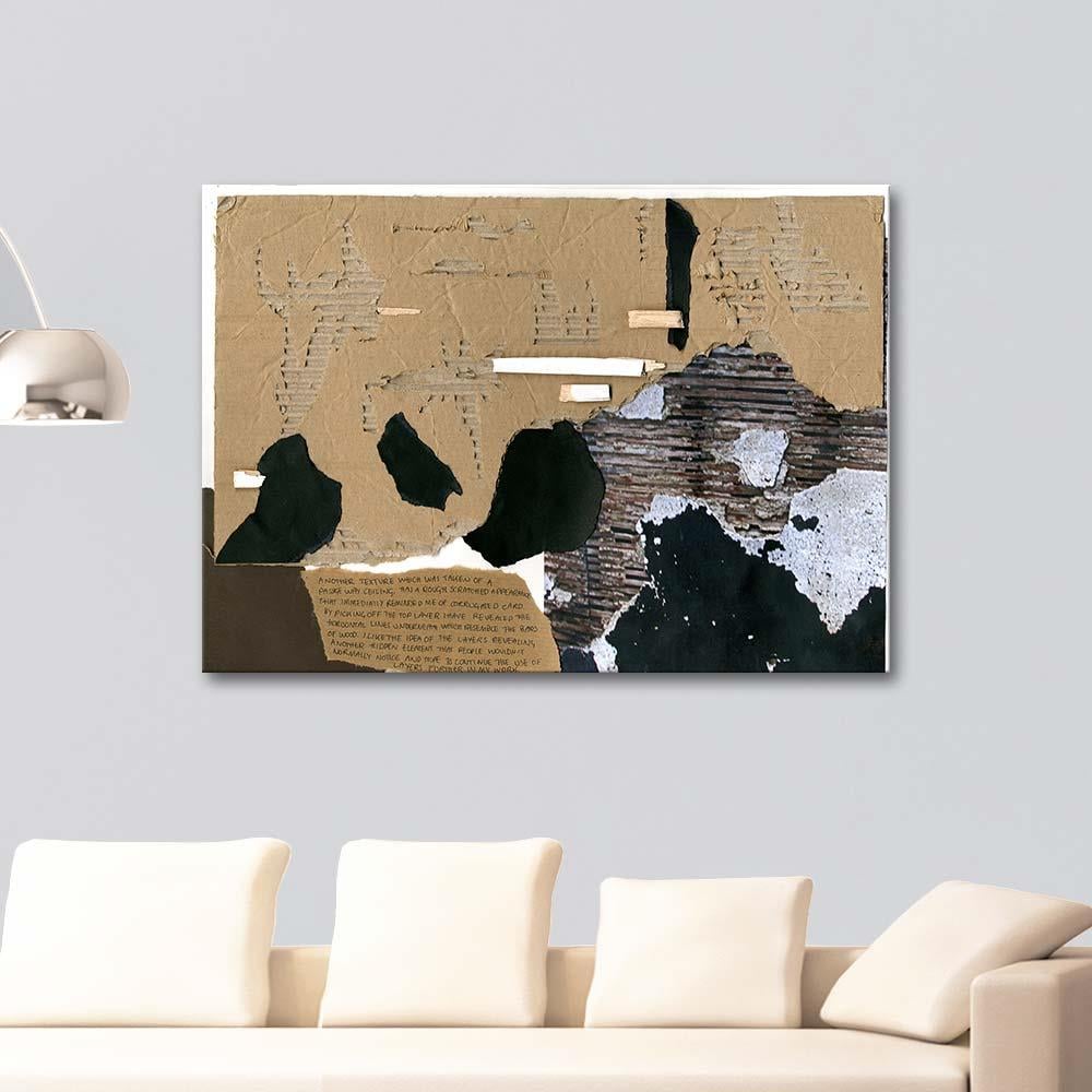 Texture by Kurt Schwitters as Art Print