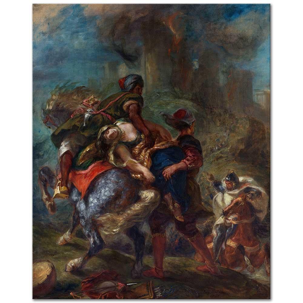 The Abduction of Rebecca by Eugene Delacroix