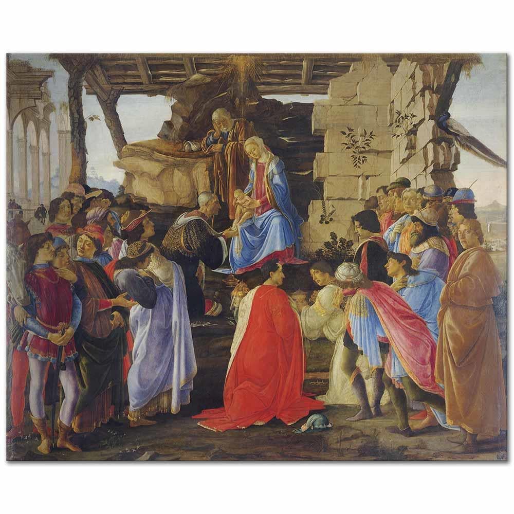 The Adoration of the Magi by Sandro Botticelli as Art Print