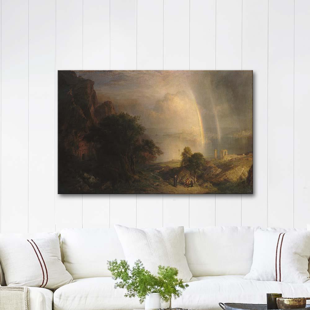 Frederic Edwin Church Ege Denizi Kanvas Tablo