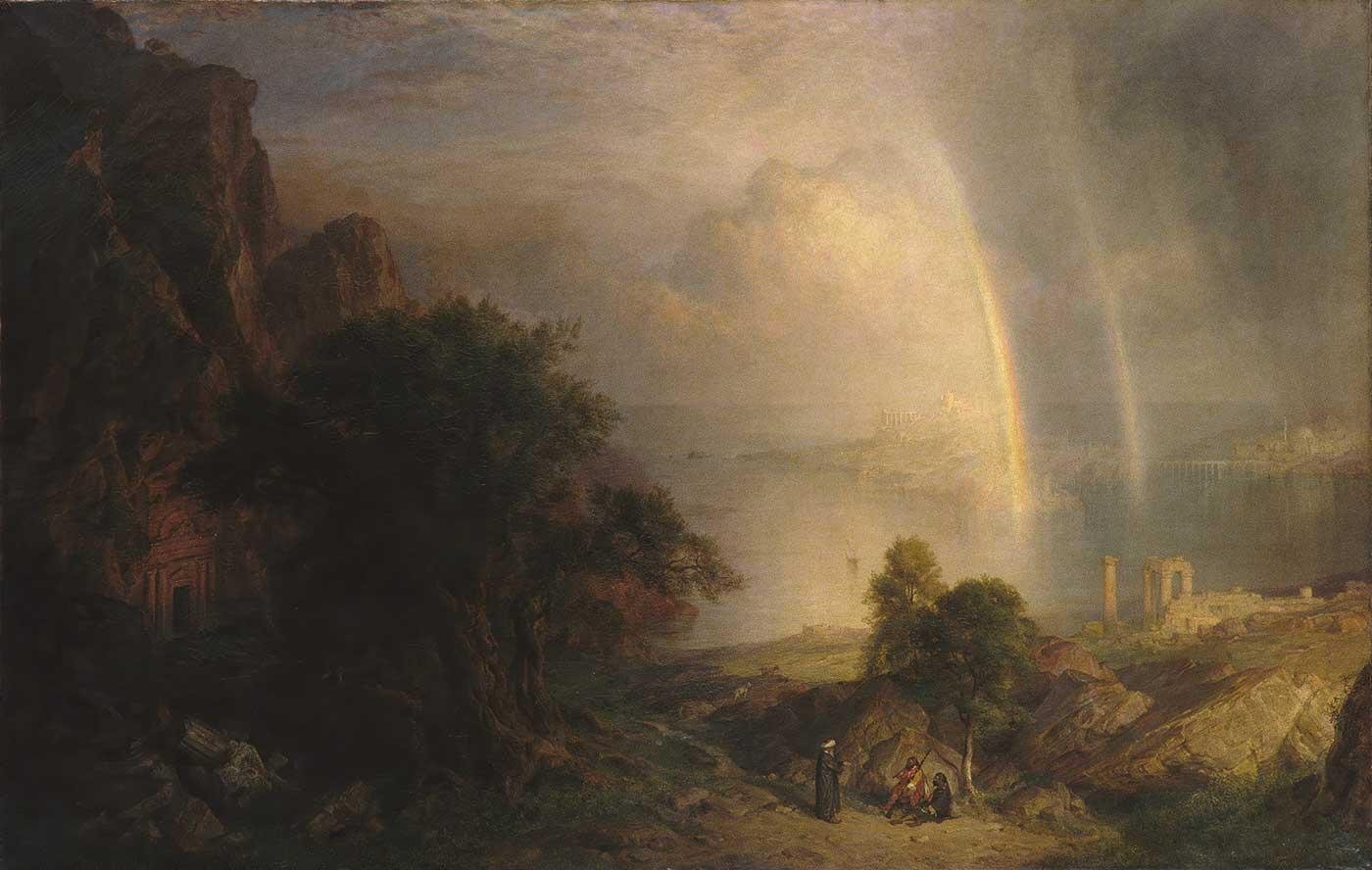 Frederic Edwin Church Ege Denizi Kanvas Tablo