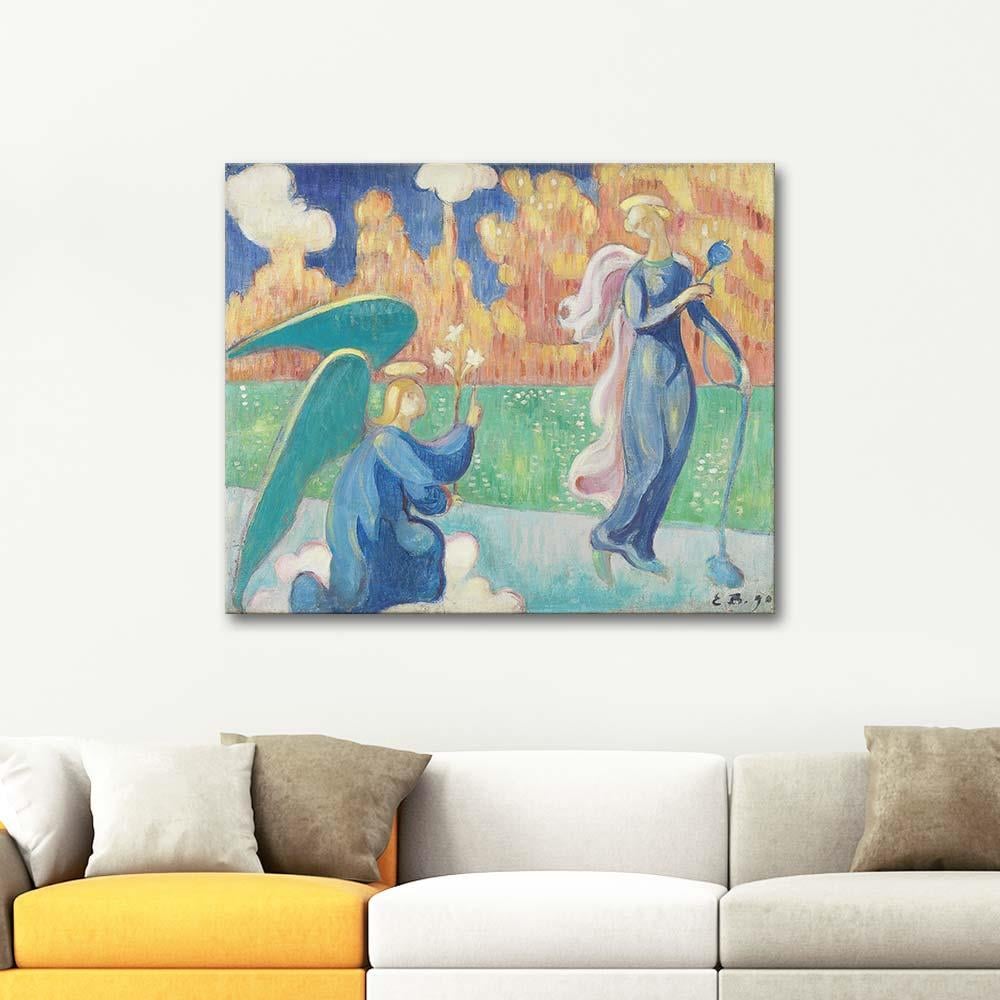 Emile Bernard Tebliğ Kanvas Tablo