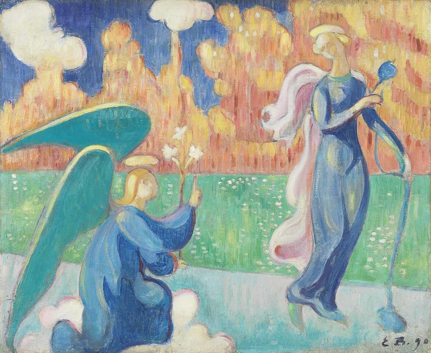 Emile Bernard Tebliğ Kanvas Tablo