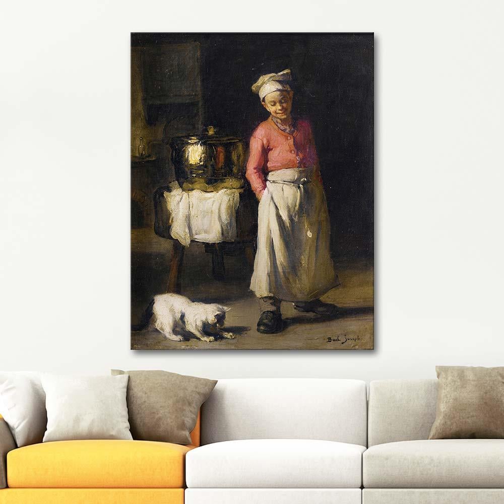 Joseph Bail Çırak Kanvas Tablo