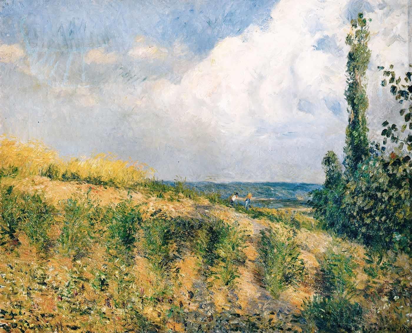 Camille Pissarro Yaklaşan Fırtına Kanvas Tablo