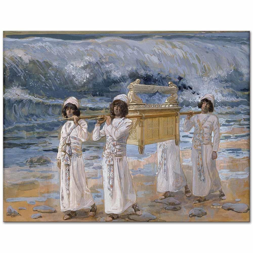 The Ark Passes Over the Jordan by James Tissot as Art Print