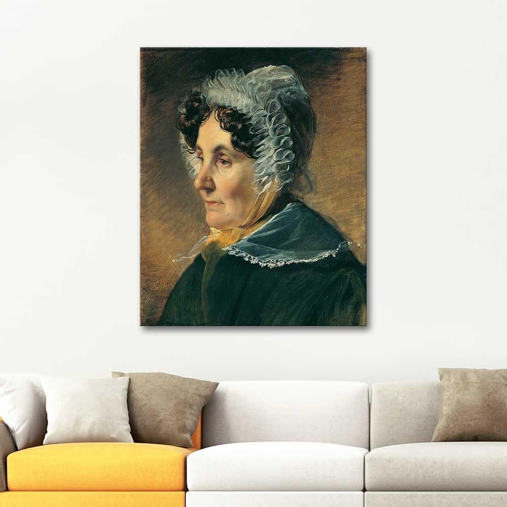 Friedrich von Amerling Ressamın Annesi Kanvas Tablo