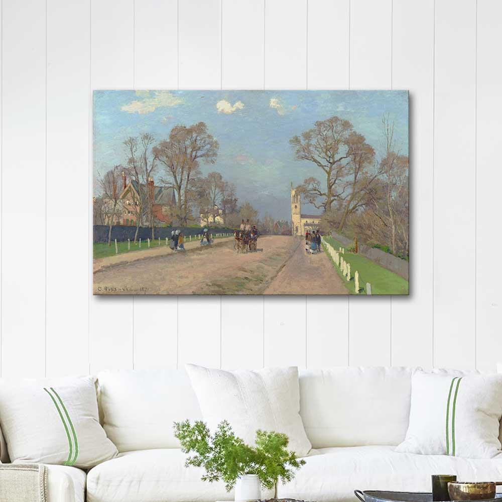 The Avenue Sydenham by Camille Pissarro as Art Print