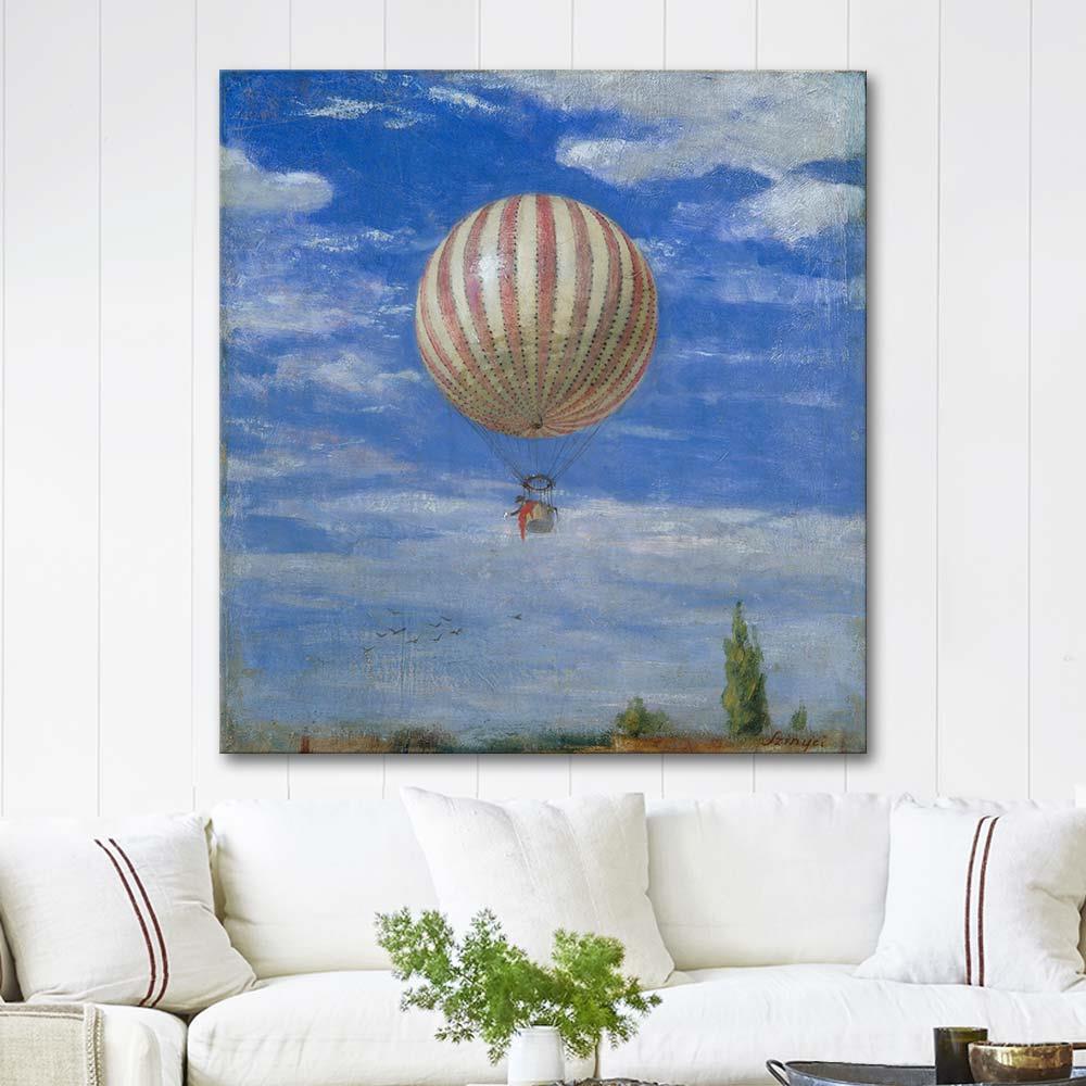 Pal Szinyei Merse Balon Kanvas Tablo