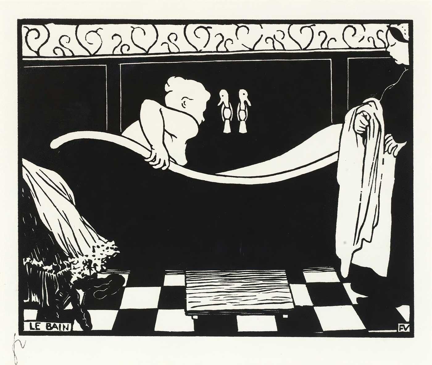 Felix Vallotton Banyo Kanvas Tablo