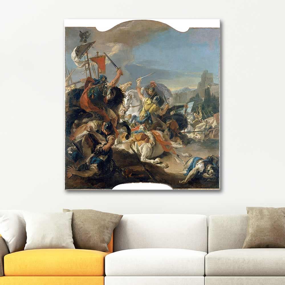 Giovanni Battista Tiepolo Vercellae Savaşı Kanvas Tablo