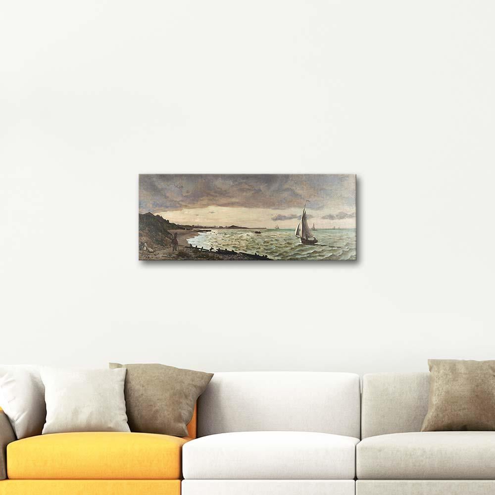 The Bay of Saint Adresse by Frederic Bazille as Art Print