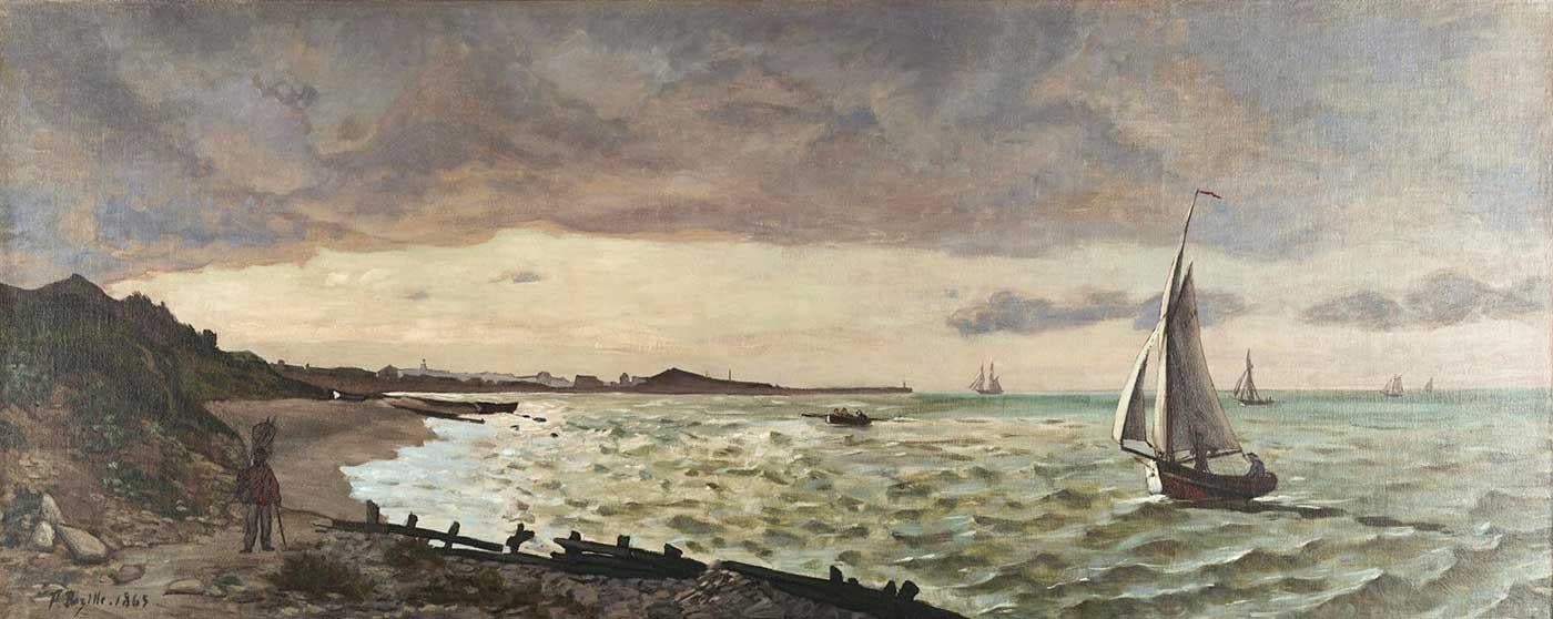 The Bay of Saint Adresse by Frederic Bazille