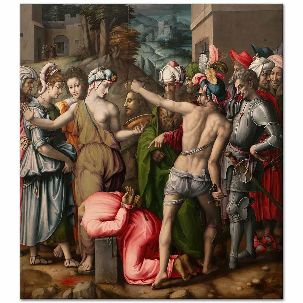 The Beheading of John the Baptist by Francesco Bachiacca as Art Print