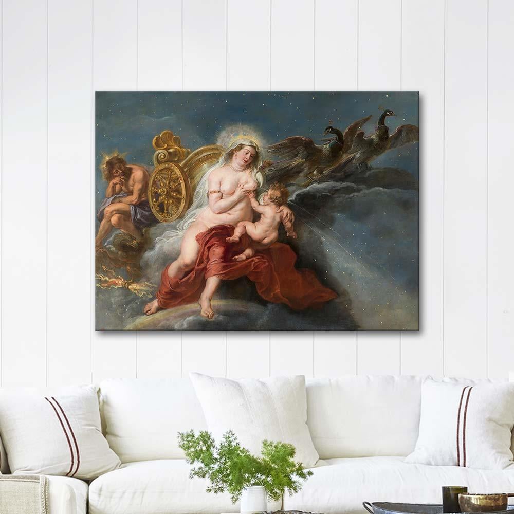 The Birth Of The Milky Way by Peter Paul Rubens as Art Print