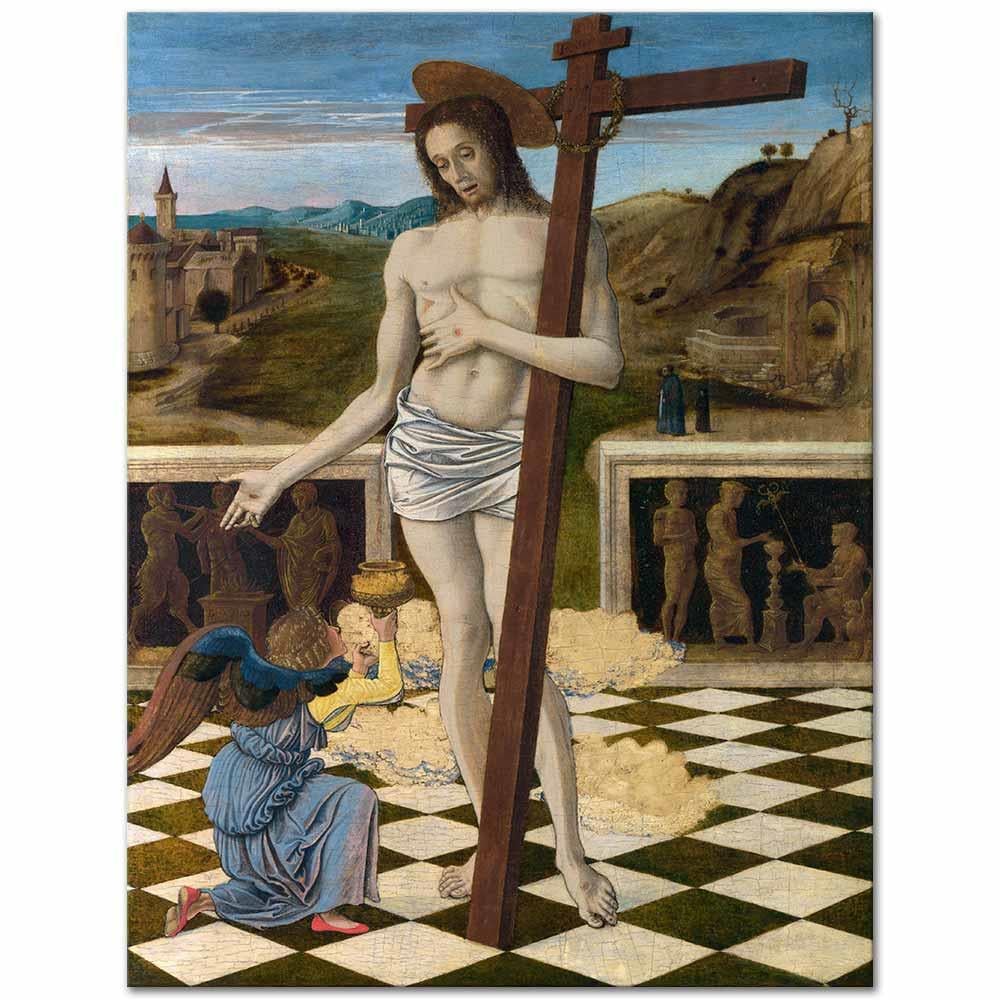 Giovanni Bellini Kurtarıcının Kanı Kanvas Tablo