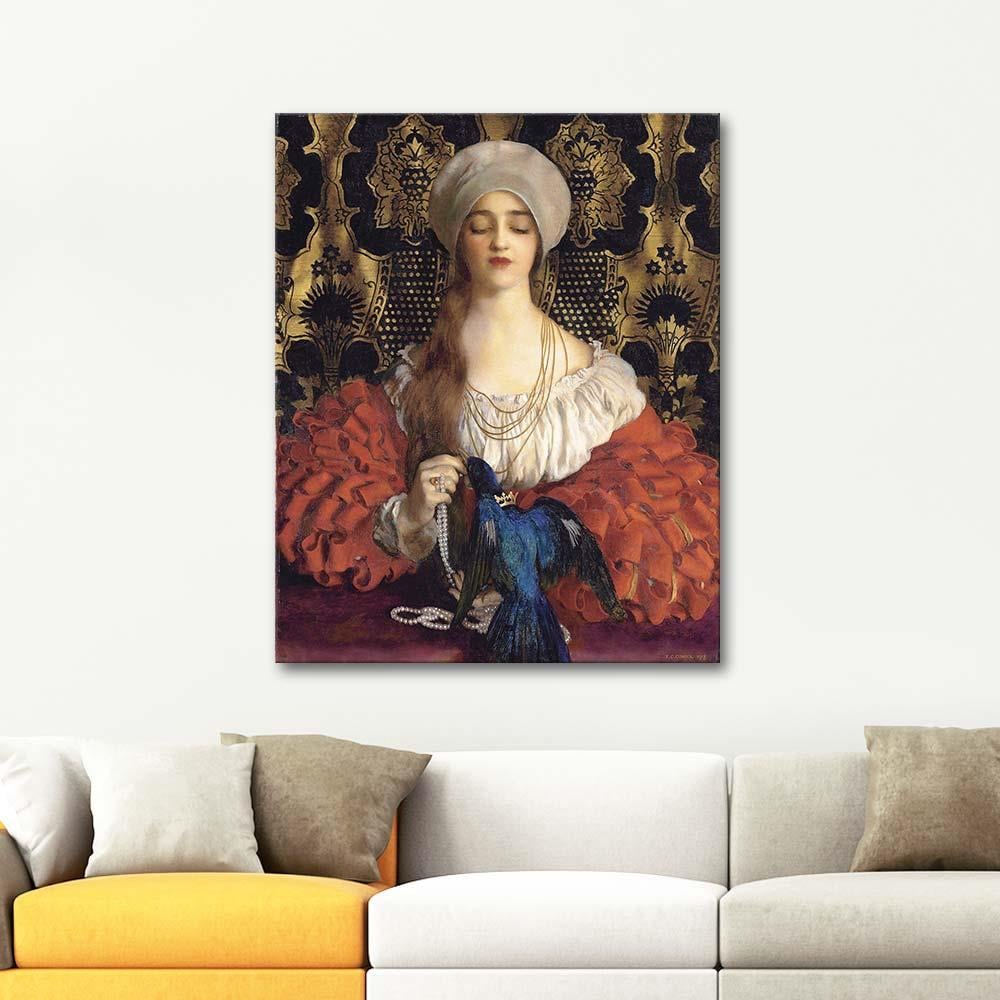 The Blue Bird by Frank Cadogan Cowper as Art Print