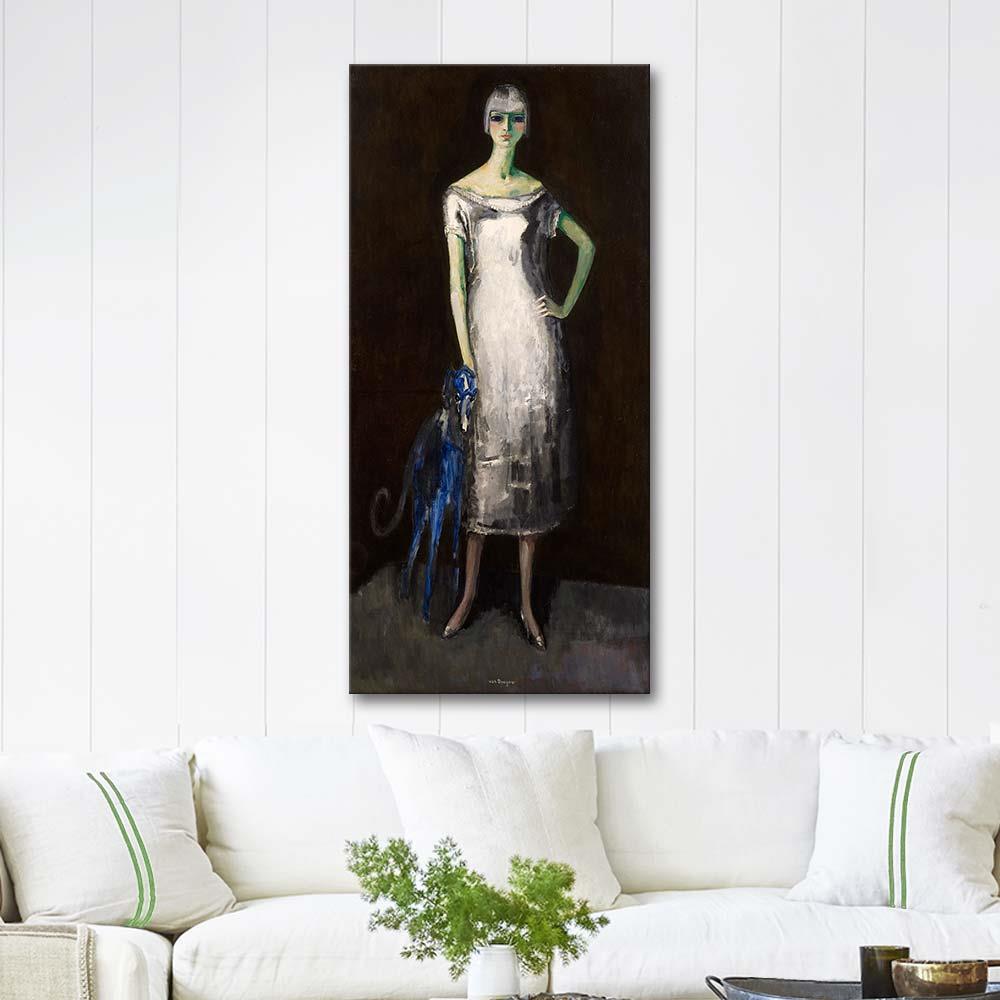 The Blue Greyhound by Kees van Dongen as Art Print