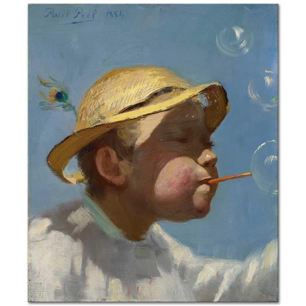 Paul Peel Baloncuklar Kanvas Tablo