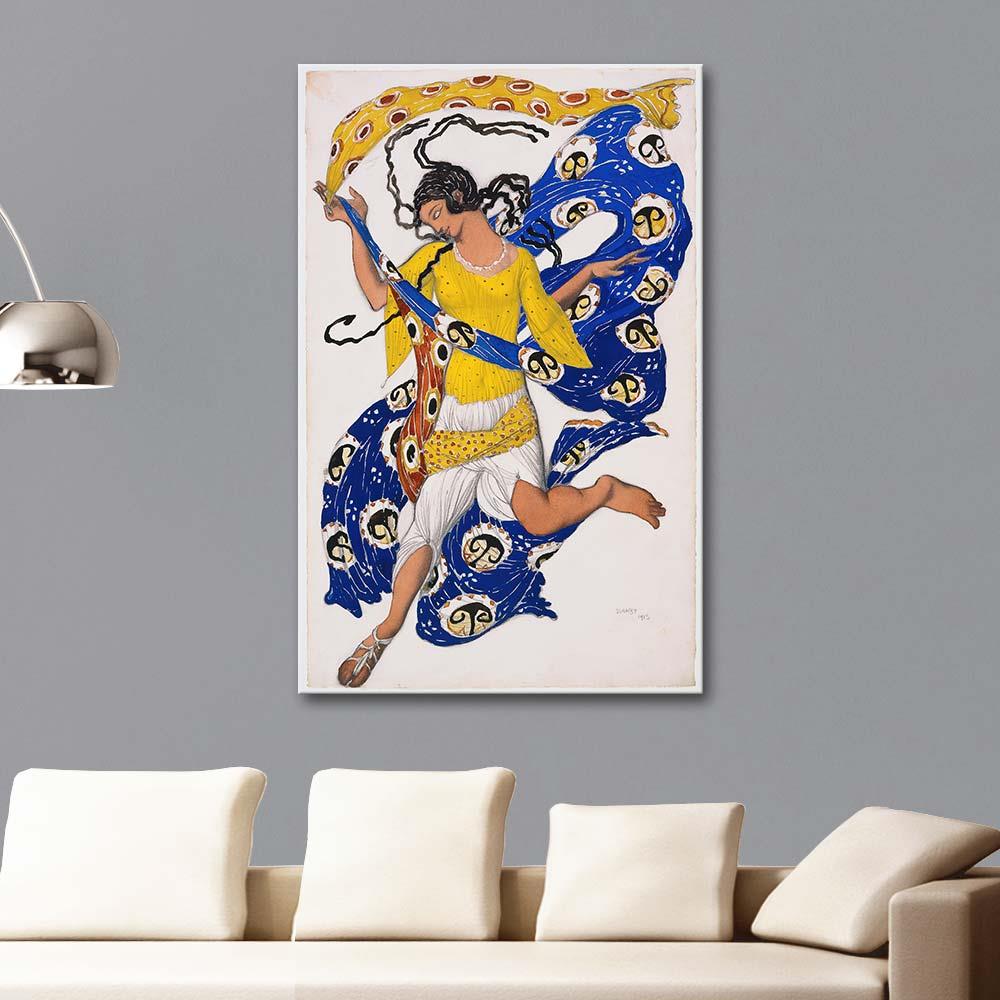 Leon Bakst Kelebek (Anna Pavlova için Kostüm Tasarımı) Kanvas Tablo