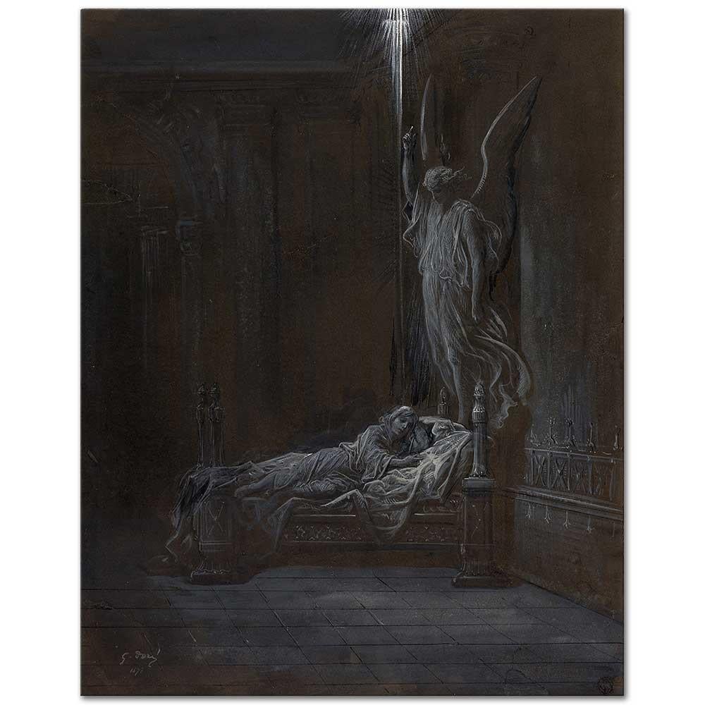 Gustave Dore Samuel'in Çağrılışı Kanvas Tablo