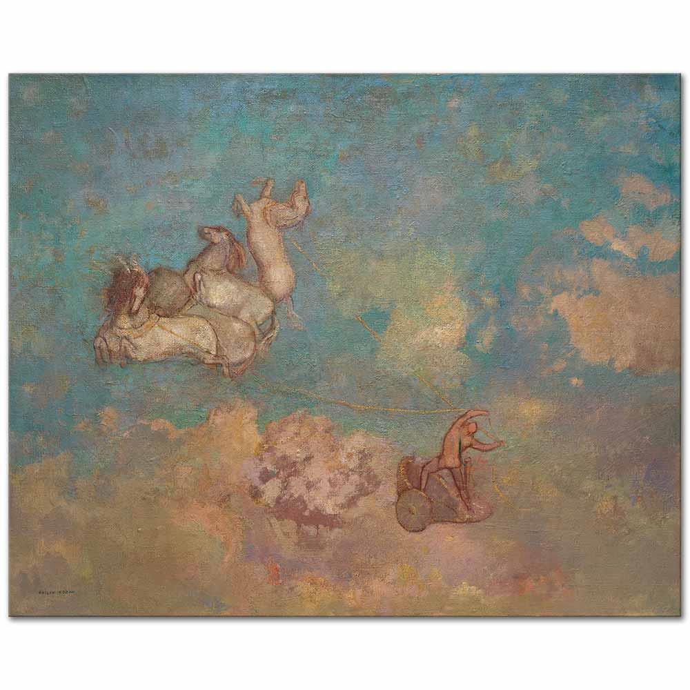 Odilon Redon Apollo'nun Arabası Kanvas Tablo