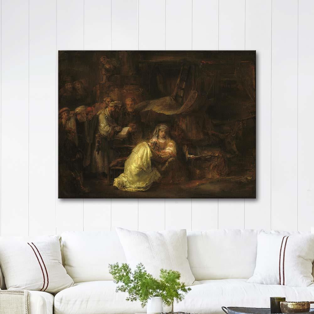 Rembrandt van Rijn Sünnet Kanvas Tablo