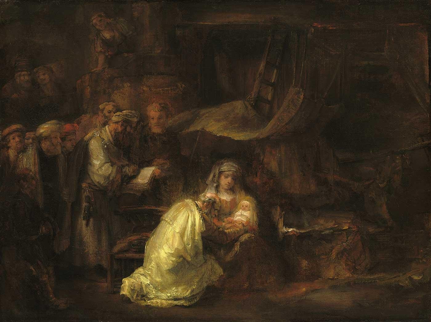 Rembrandt van Rijn Sünnet Kanvas Tablo