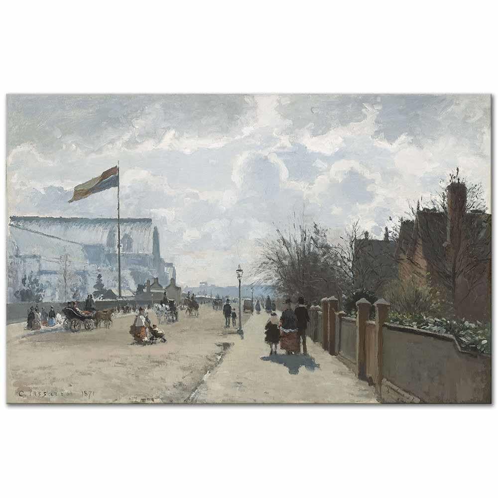 Camille Pissarro Crystal Palace Kanvas Tablo
