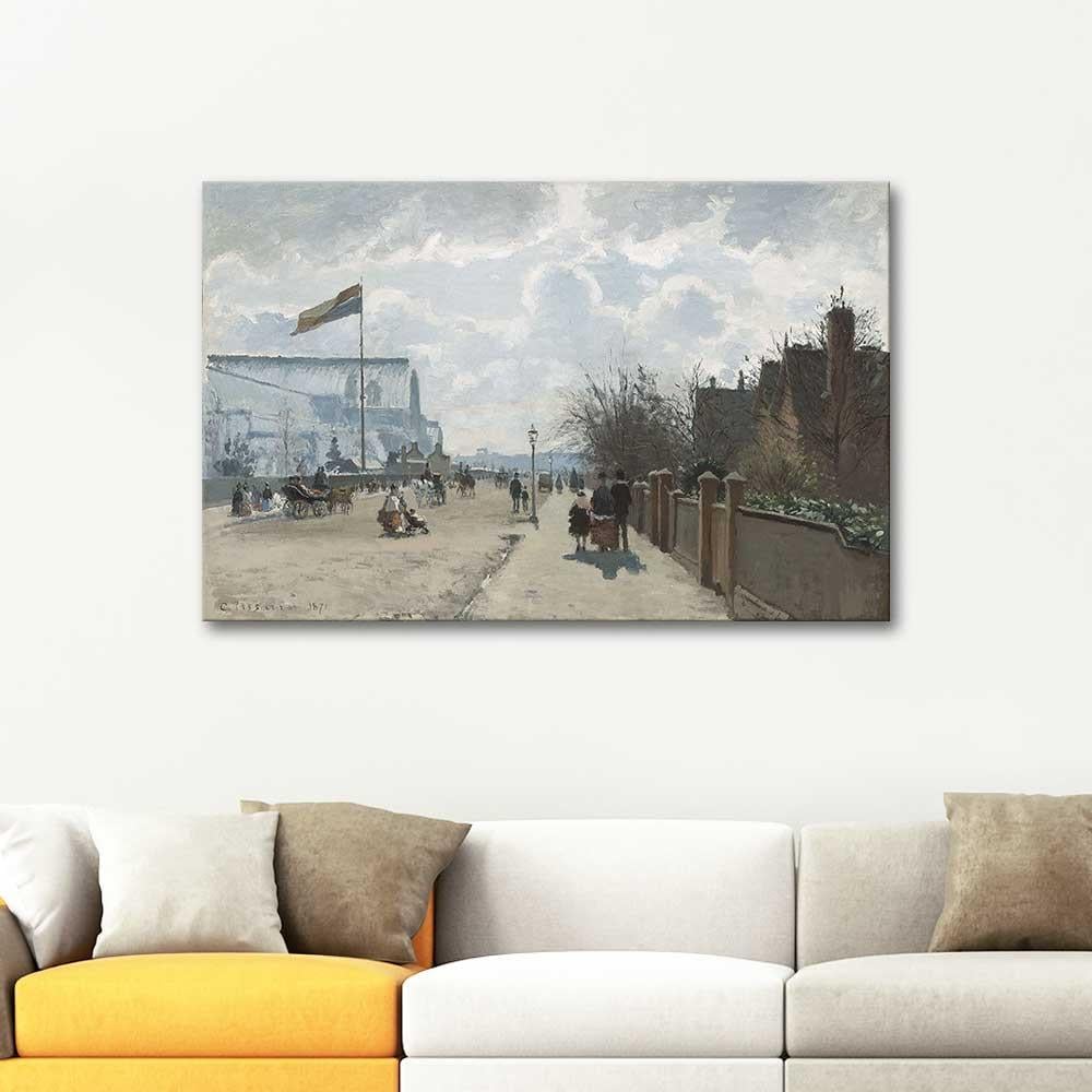 Camille Pissarro Crystal Palace Kanvas Tablo