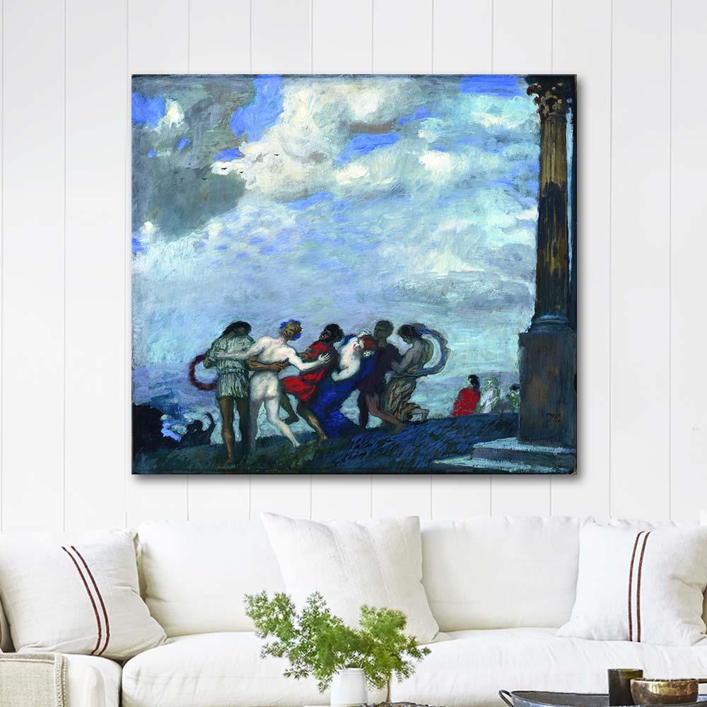 The Dance by Franz von Stuck as Art Print