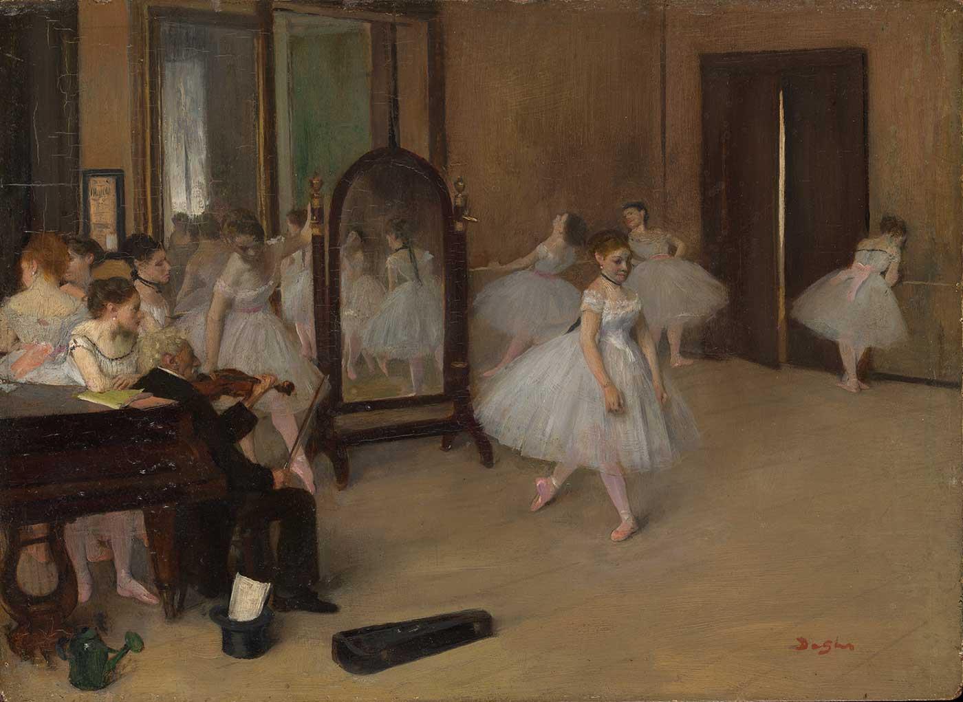 The Dancing Class by Edgar Degas