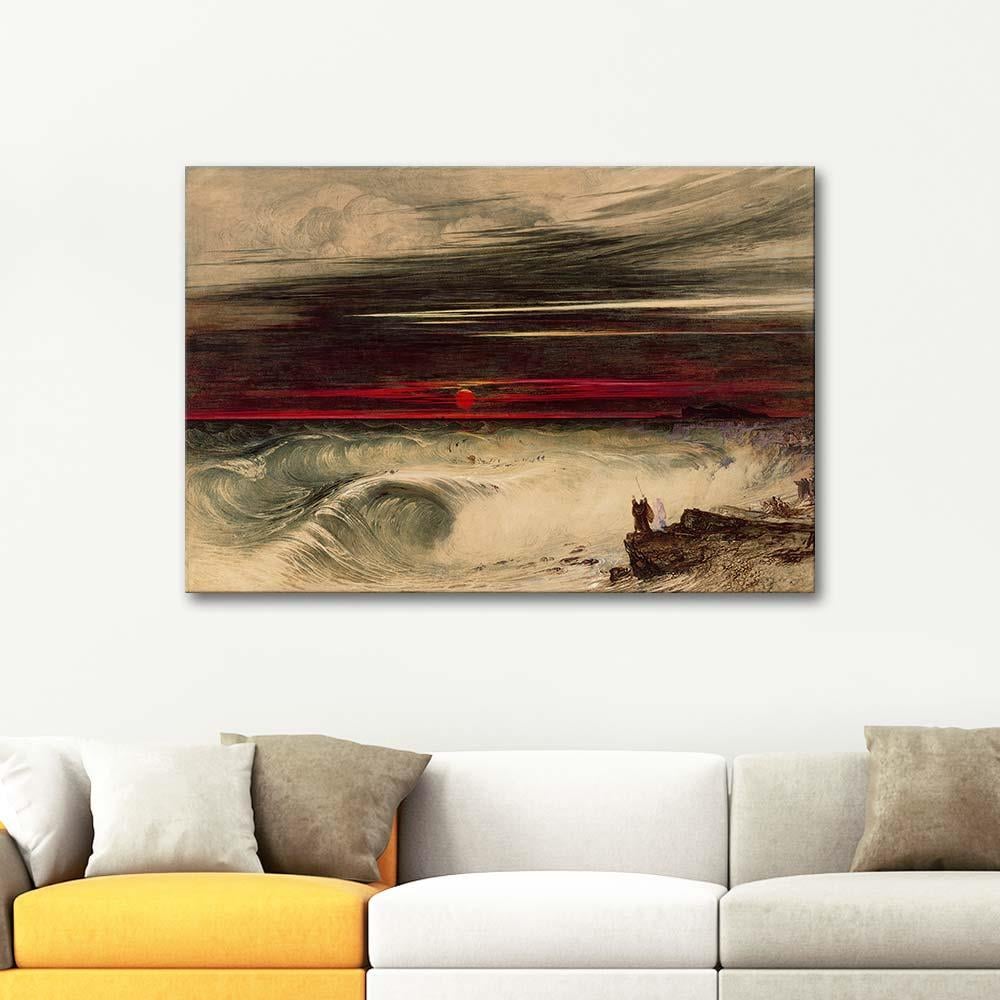 The Destruction of Pharaoh's Host by John Martin as Art Print