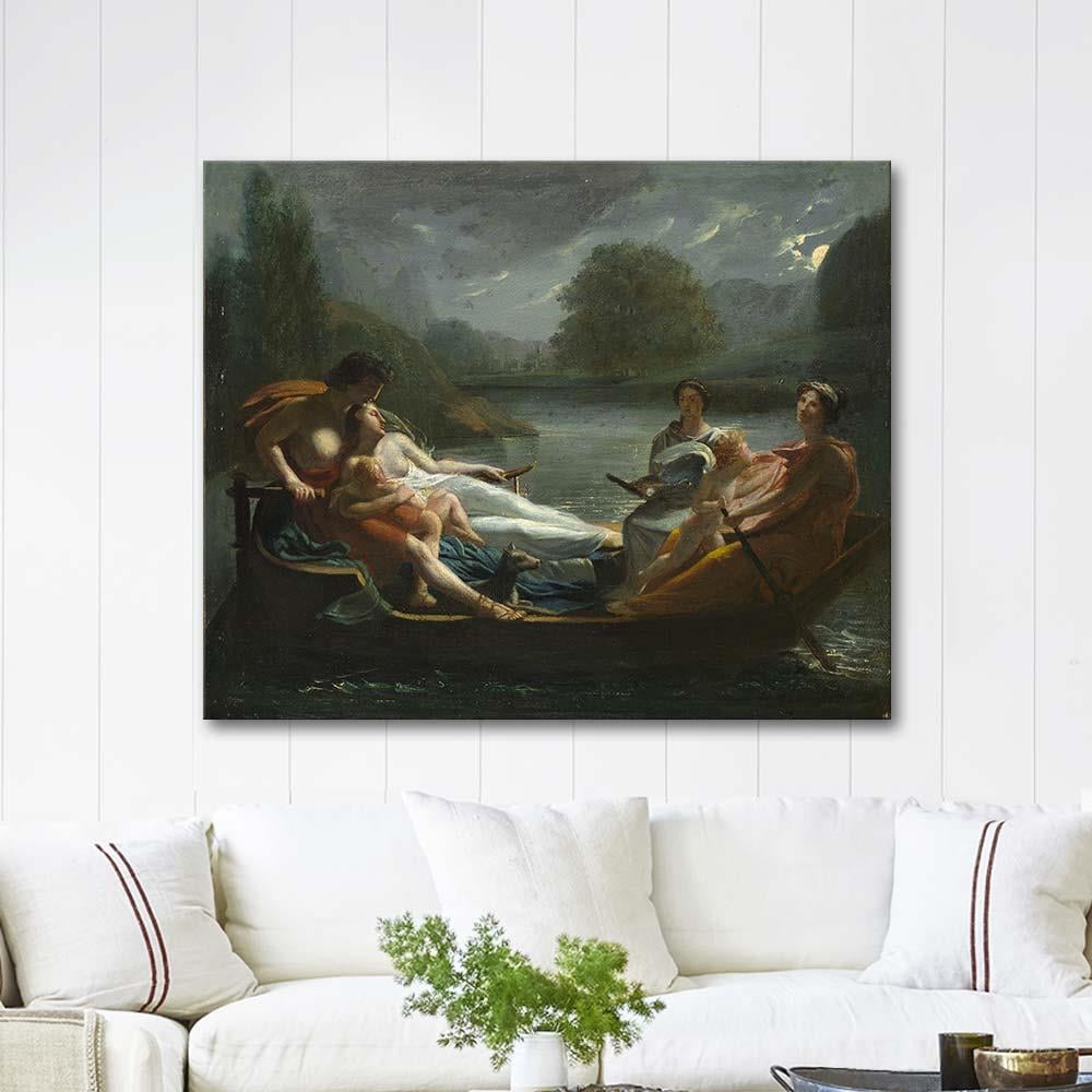 The Dream of Happiness by Pierre-Paul Prud'hon as Art Print