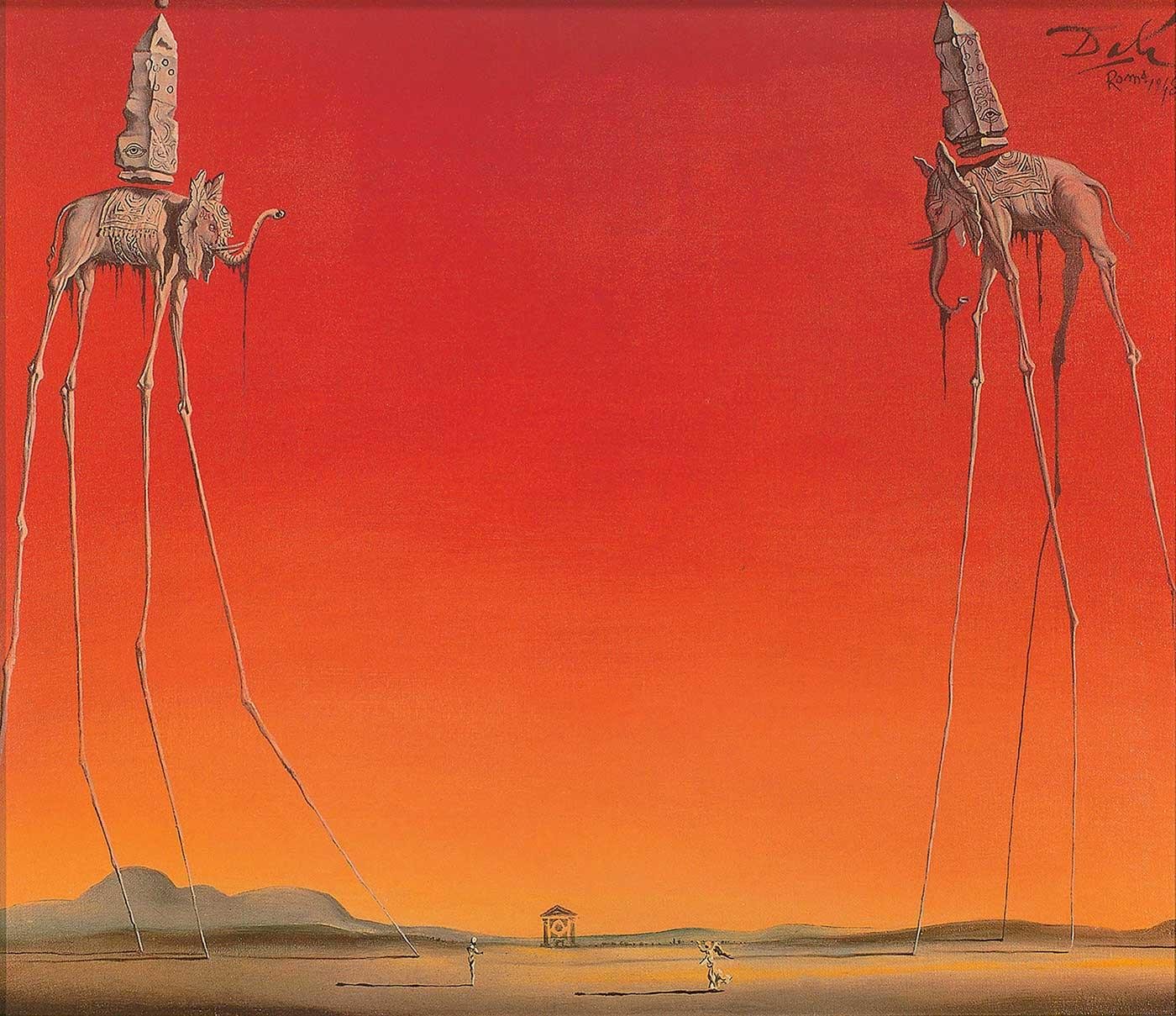 The Elephants by Salvador Dali