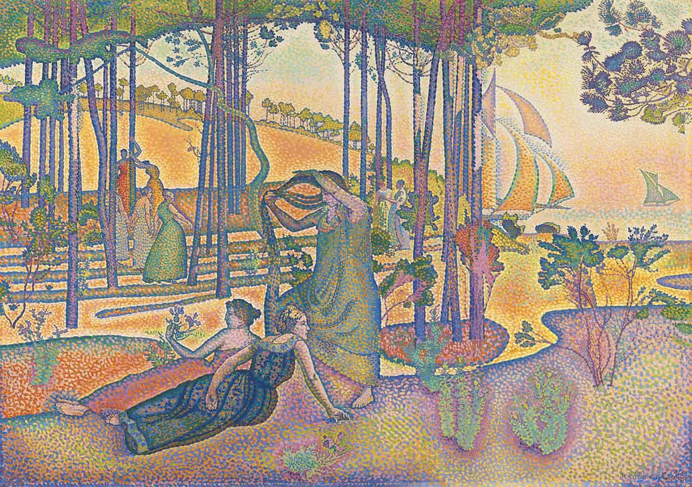 The Evening Air by Henri Edmond Cross