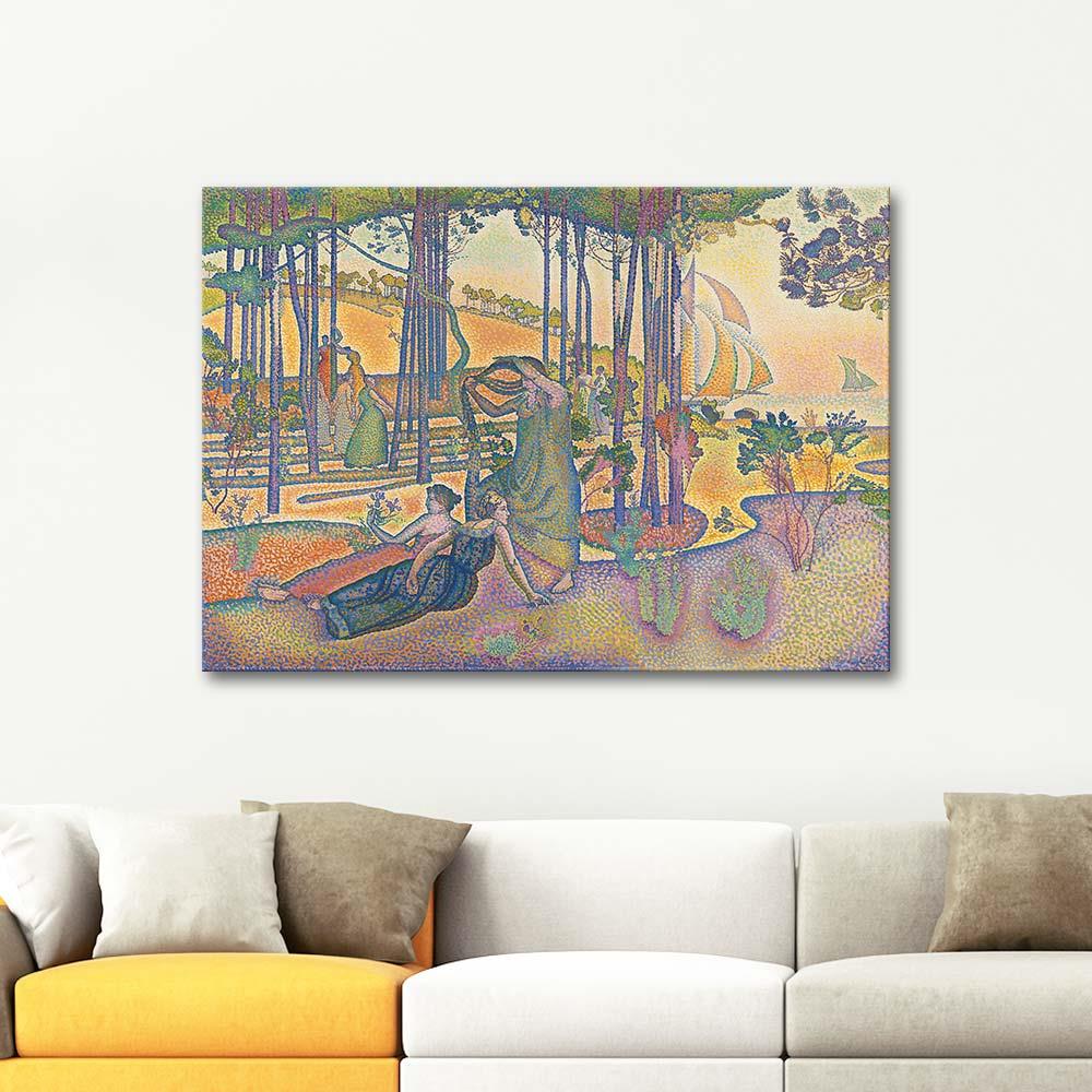 The Evening Air by Henri Edmond Cross as Art Print