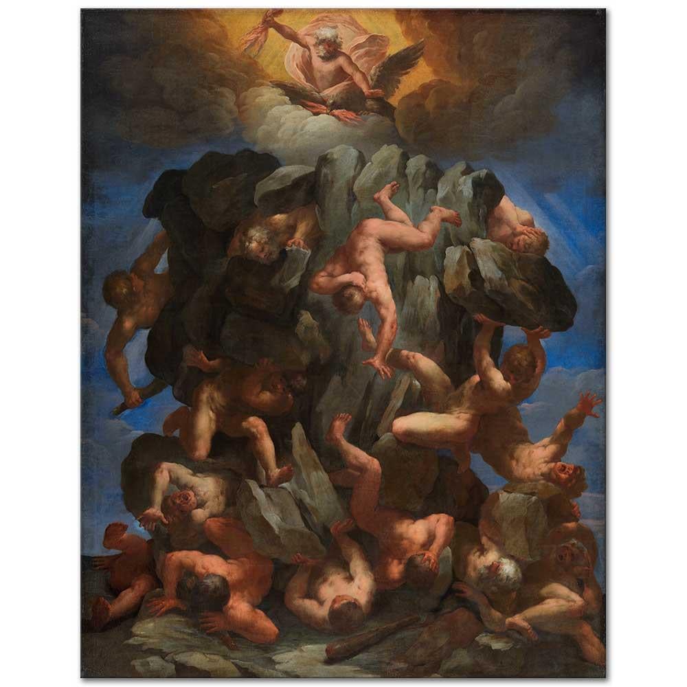 The Fall of the Giants by Guido Reni