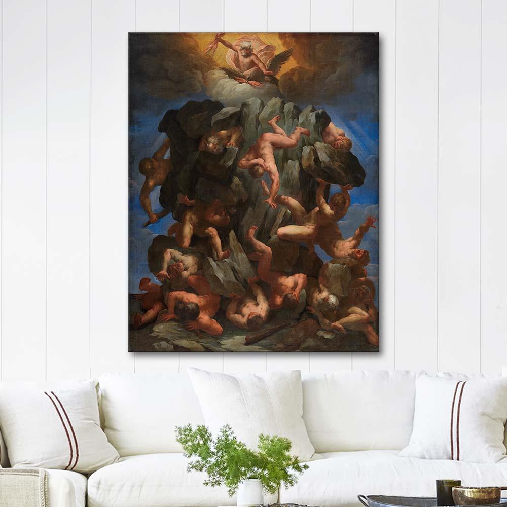 The Fall of the Giants by Guido Reni as Art Print