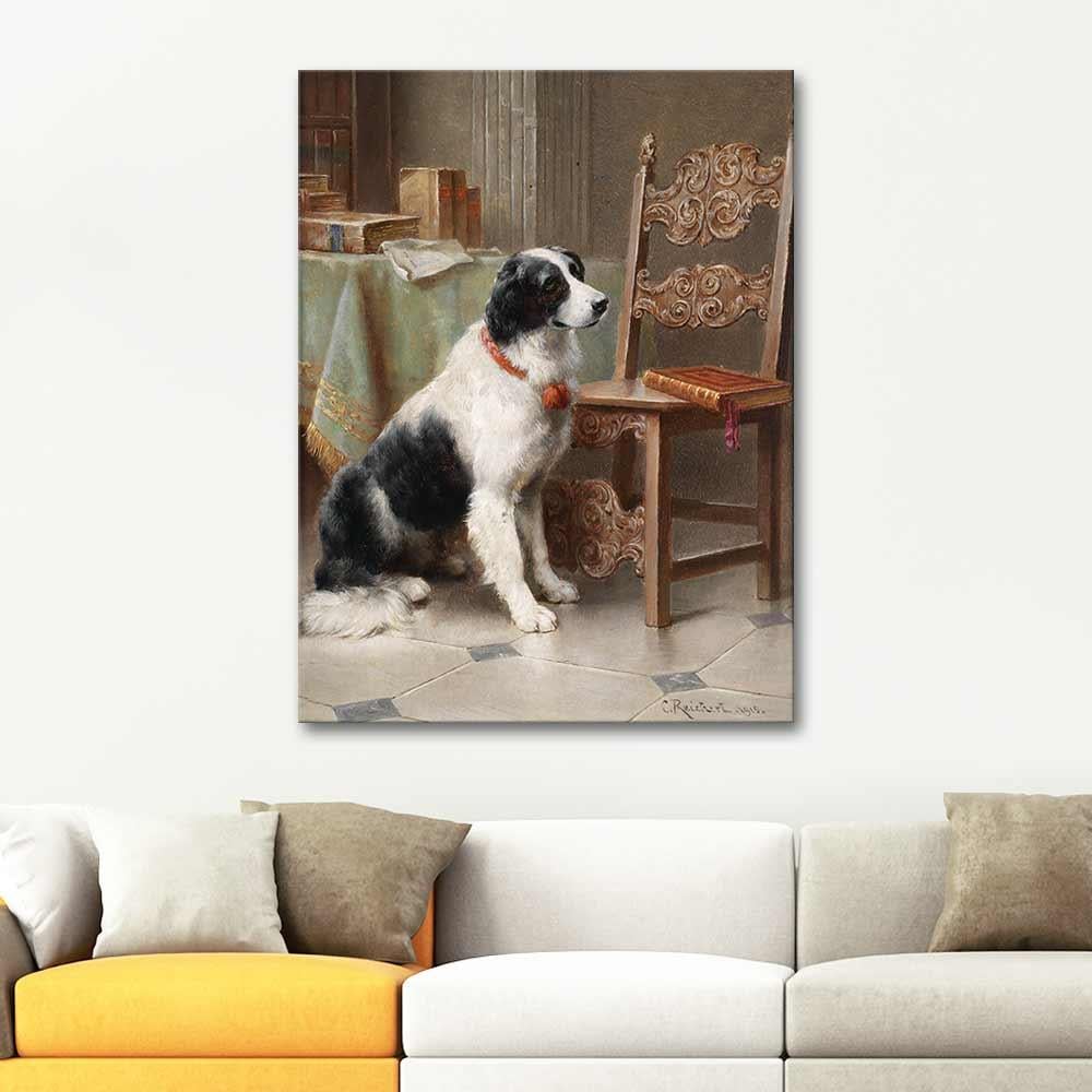 The Favorite of the Family by Carl Reichert as Art Print
