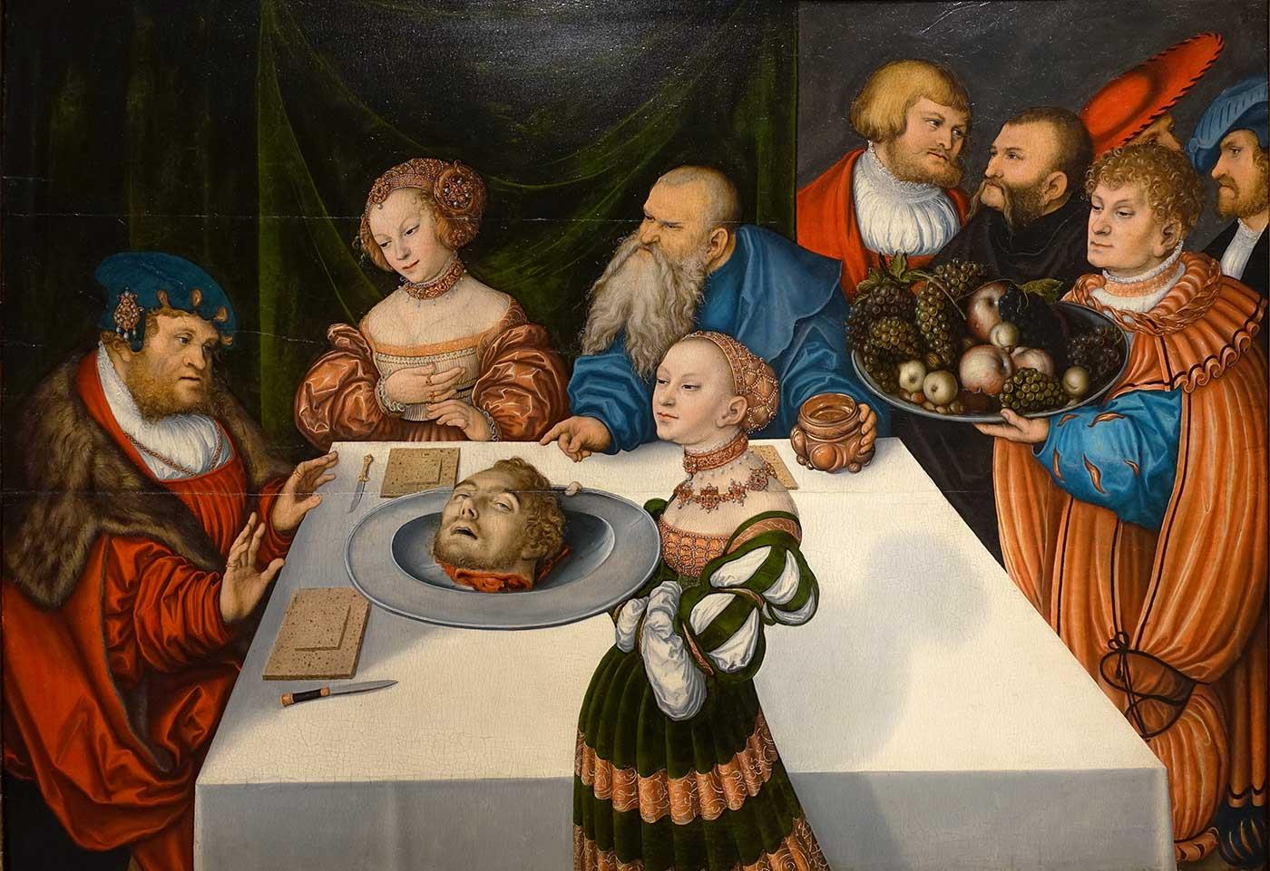 The Feast of Herod by Lucas Cranach