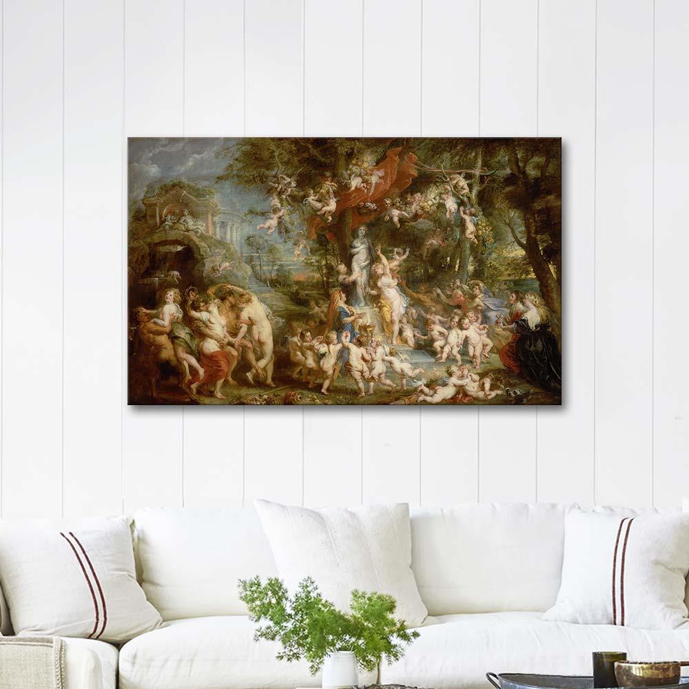 The Feast of Venus by Peter Paul Rubens as Art Print