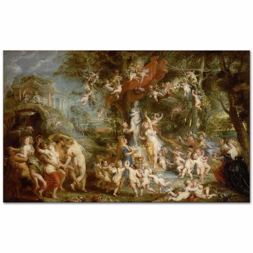 The Feast of Venus by Peter Paul Rubens as Art Print