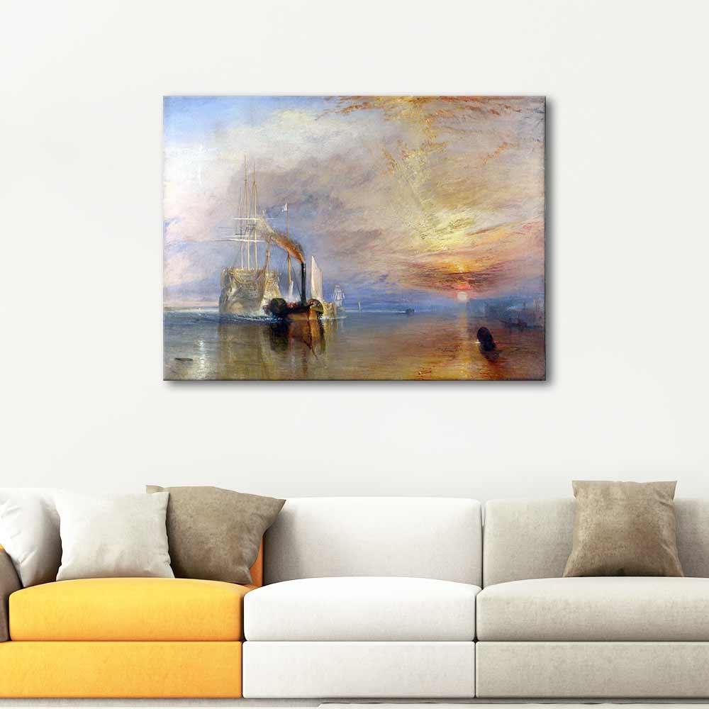 The Fighting Temeraire by Joseph Mallord William Turner as Art Print